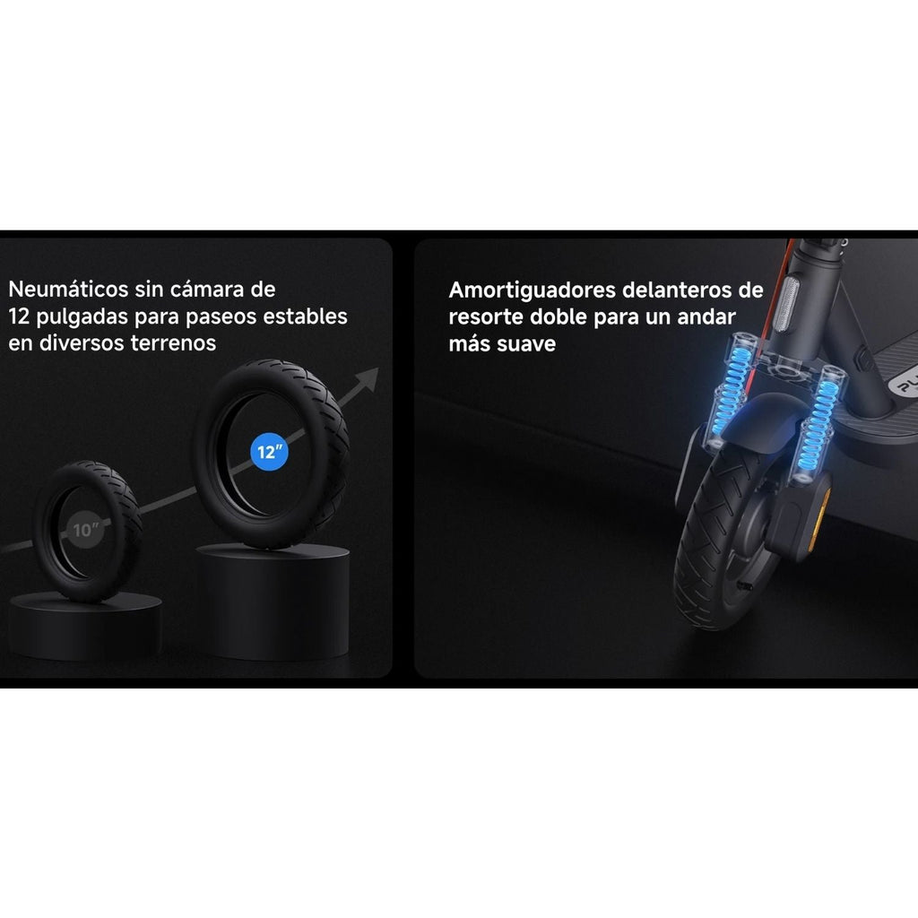 Xiaomi Scooter 5 Plus Ruedas 12" Hasta 60km 900w + Silla Ajustable