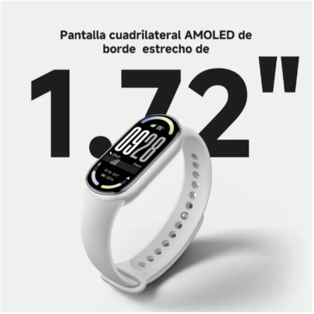 Xiaomi Smart Band 10 Reloj Bluetooth 1.72" Batería 21 Días Plata