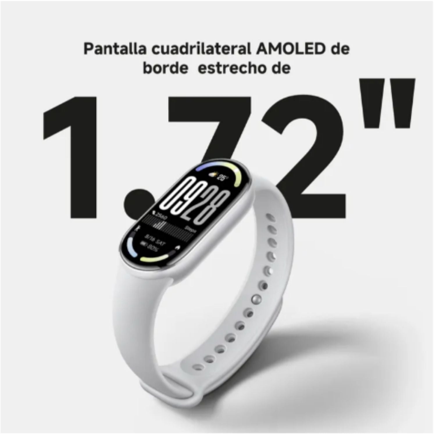 Xiaomi Smart Band 10 Reloj Bluetooth 1.72" Batería 21 Días Plata