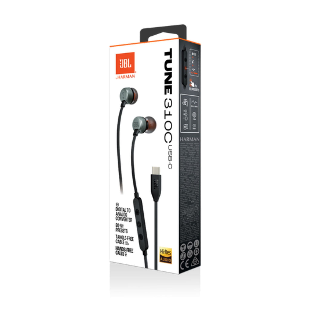 Audifono JBL Tune310C USB Tipo C Manos Libres Negro