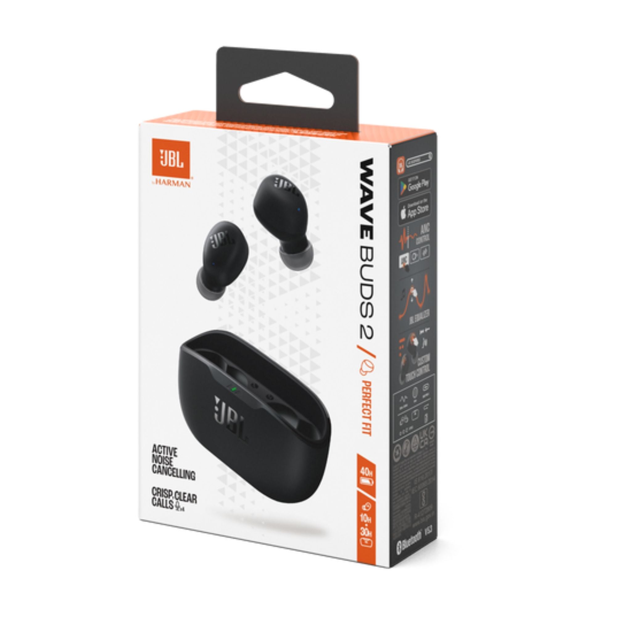 Audifono JBL  Wave Buds 2 Negro 40 Horas Cancelacion