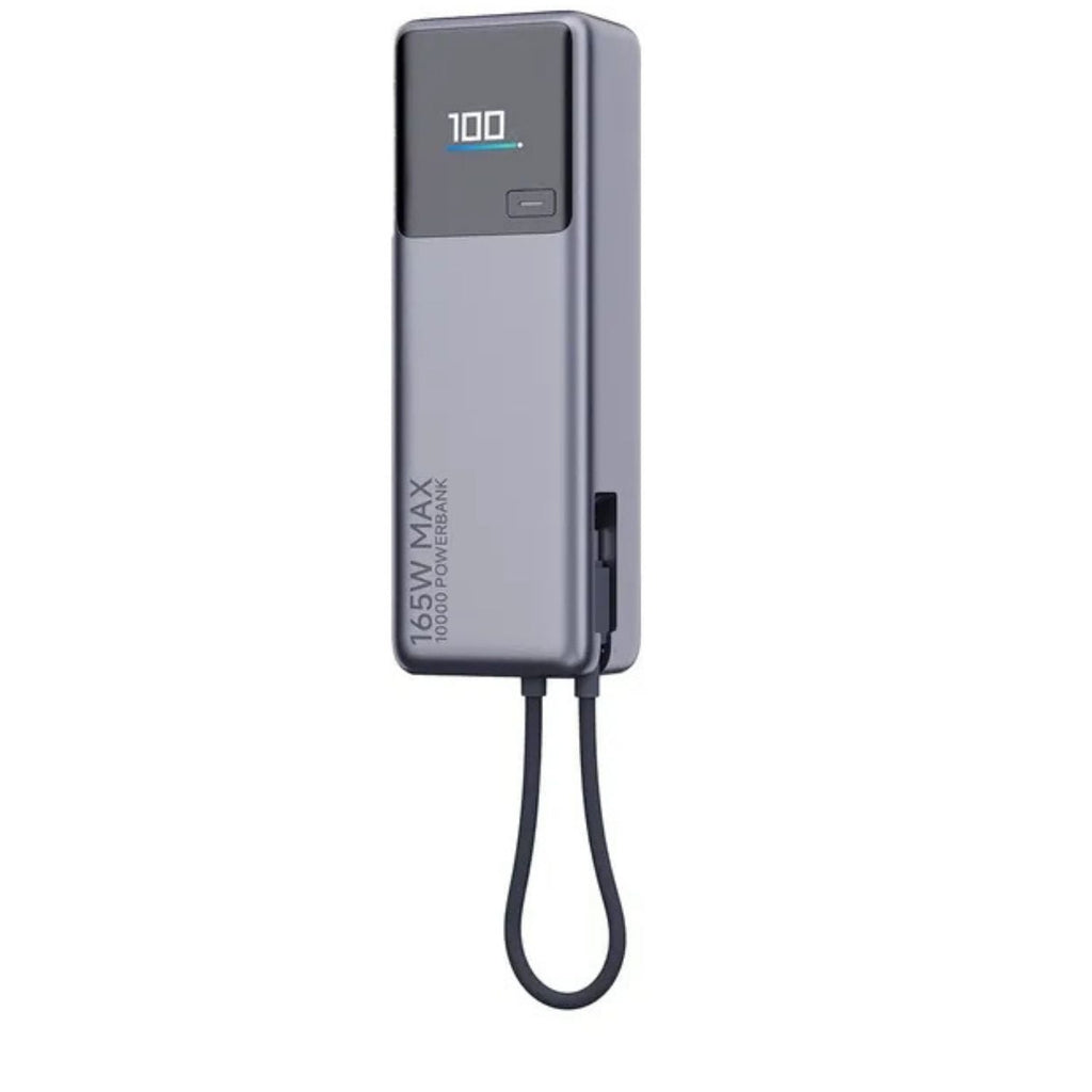 Bateria Xiaomi 165W 10.000 mAh Cable Tipo C Integrado Gris