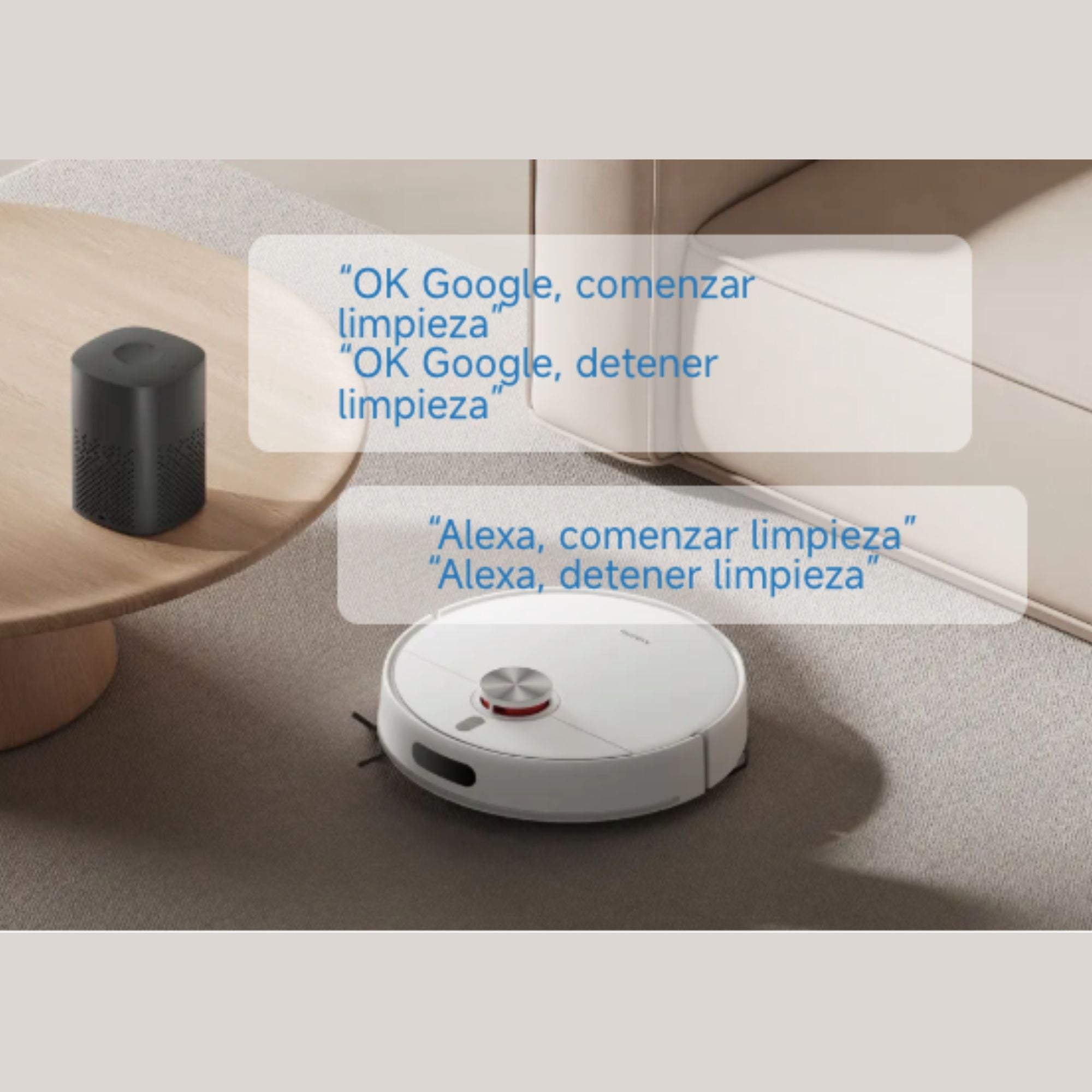 Aspiradora Robot Xiaomi Vacuum S40 Blanco 10000Pa Mapeo Láser Cepillo Voluminizador de Regalo