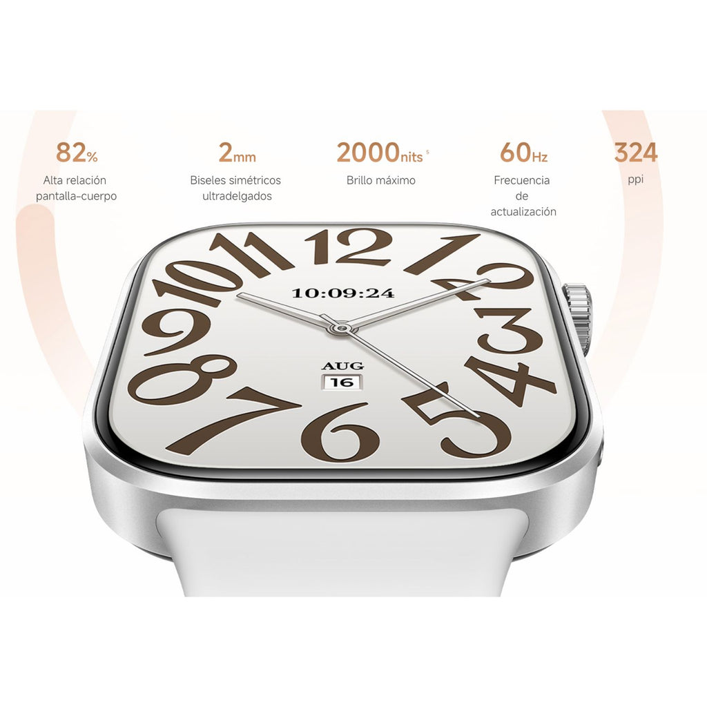 Reloj Inteligente Redmi Watch 6 Xiaomi AMOLED 2.07" GNSS 5 Satélites 24 Días Batería – Negro Obsidiana
