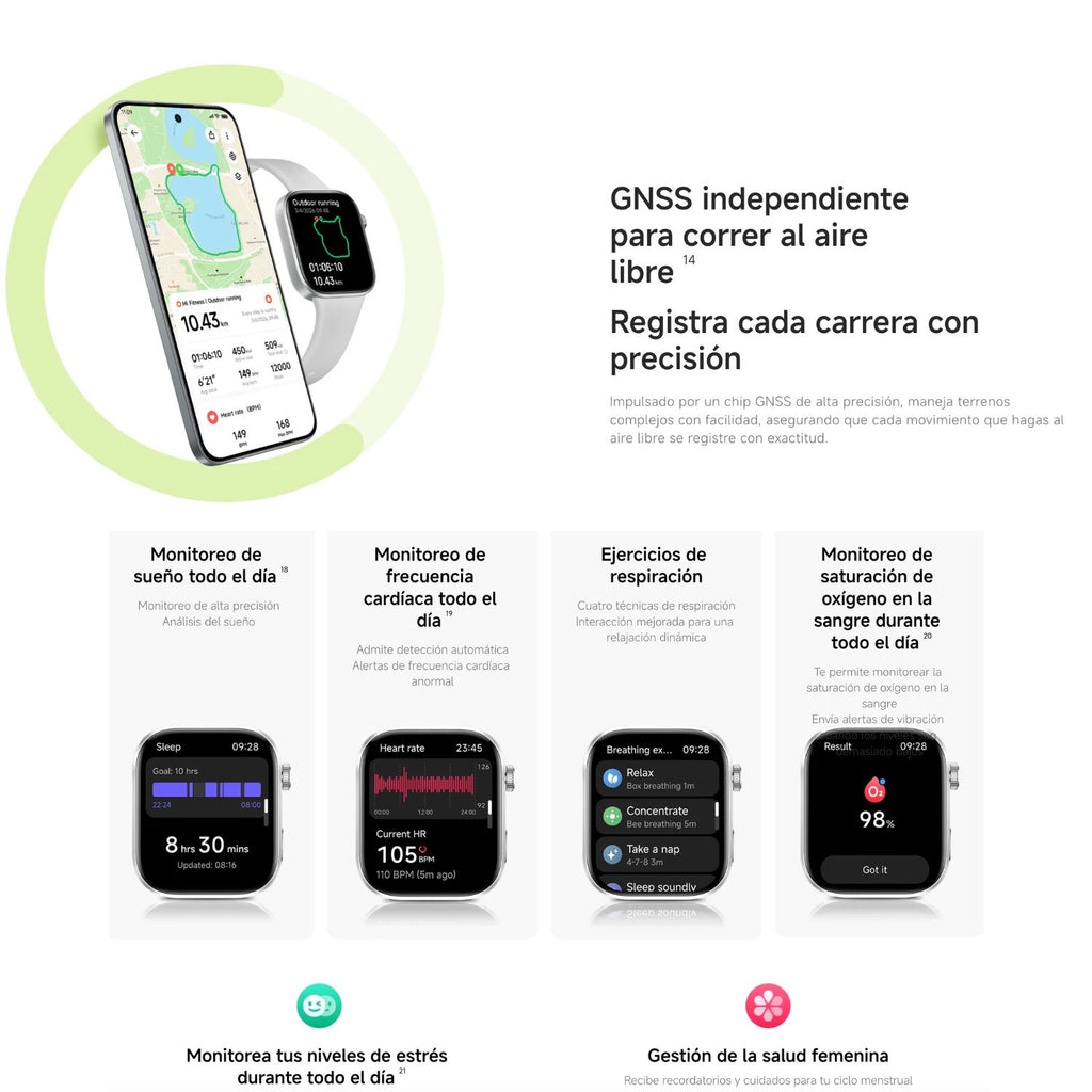 Reloj Inteligente Redmi Watch 6 Xiaomi AMOLED 2.07" GNSS 5 Satélites 24 Días Batería – Negro Obsidiana