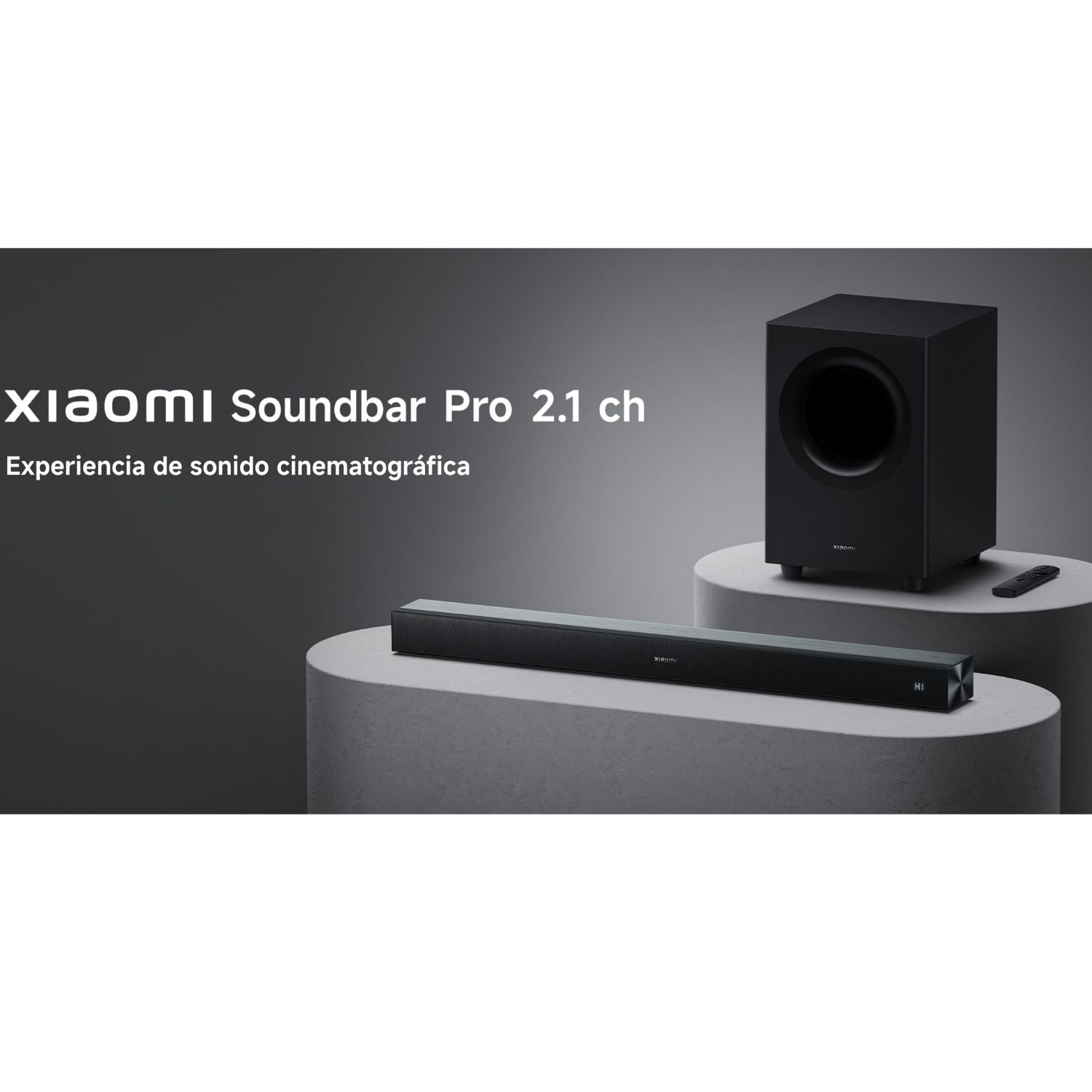 Xiaomi Soundbar Pro 2.1ch Cine en tu hogar 300W Subwoofer Inalambrico Bluetooth