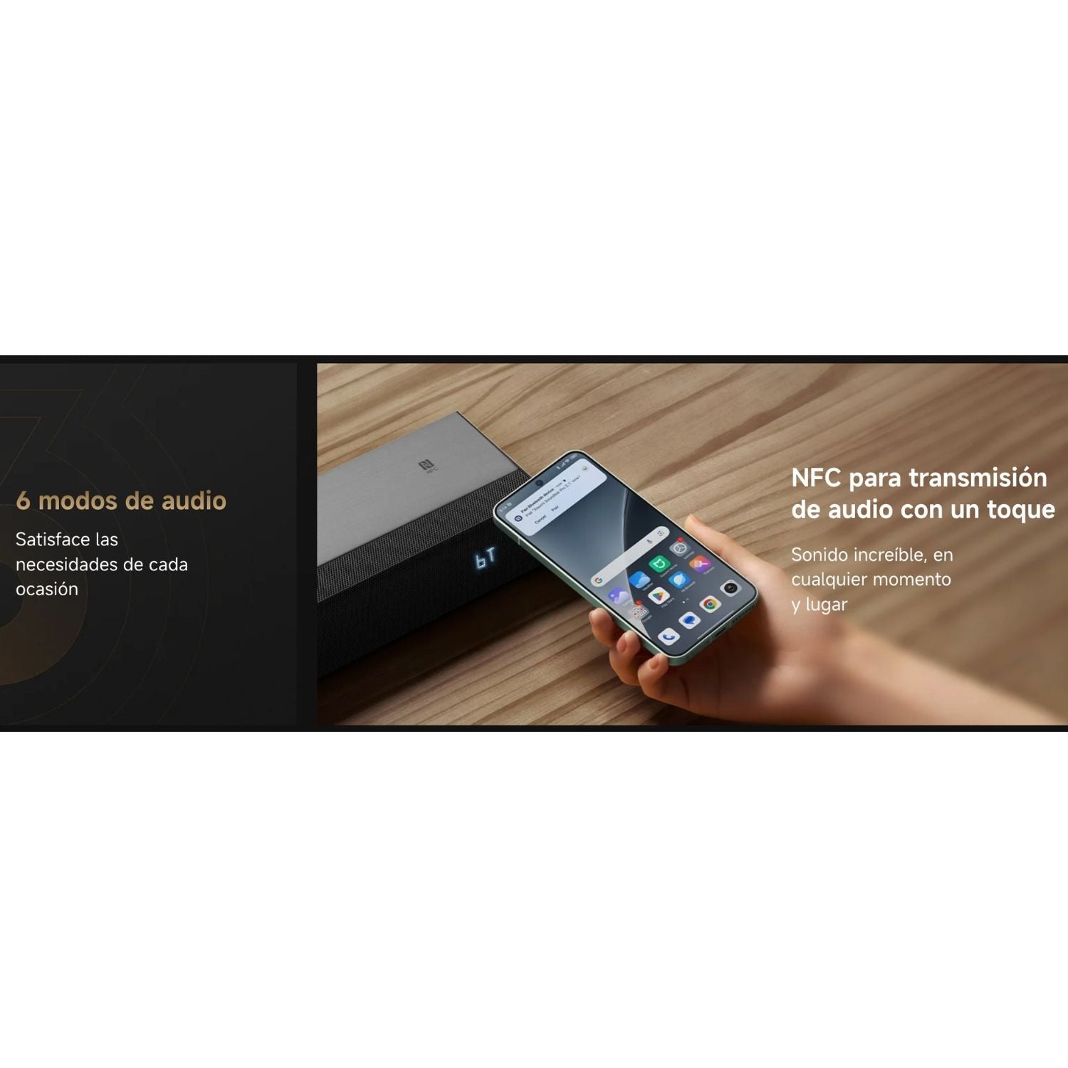 Xiaomi Soundbar Pro 2.1ch Cine en tu hogar 300W Subwoofer Inalambrico Bluetooth