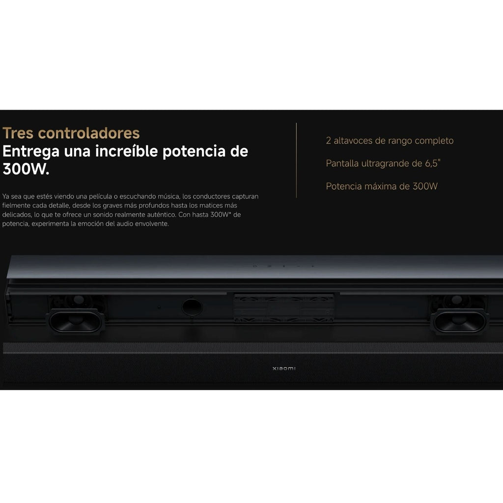 Xiaomi Soundbar Pro 2.1ch Cine en tu hogar 300W Subwoofer Inalambrico Bluetooth