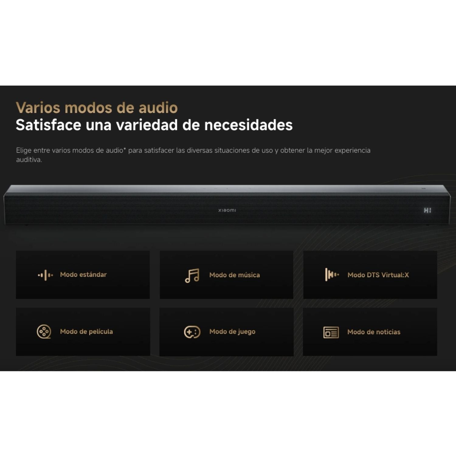 Xiaomi Soundbar Pro 2.1ch Cine en tu hogar 300W Subwoofer Inalambrico Bluetooth