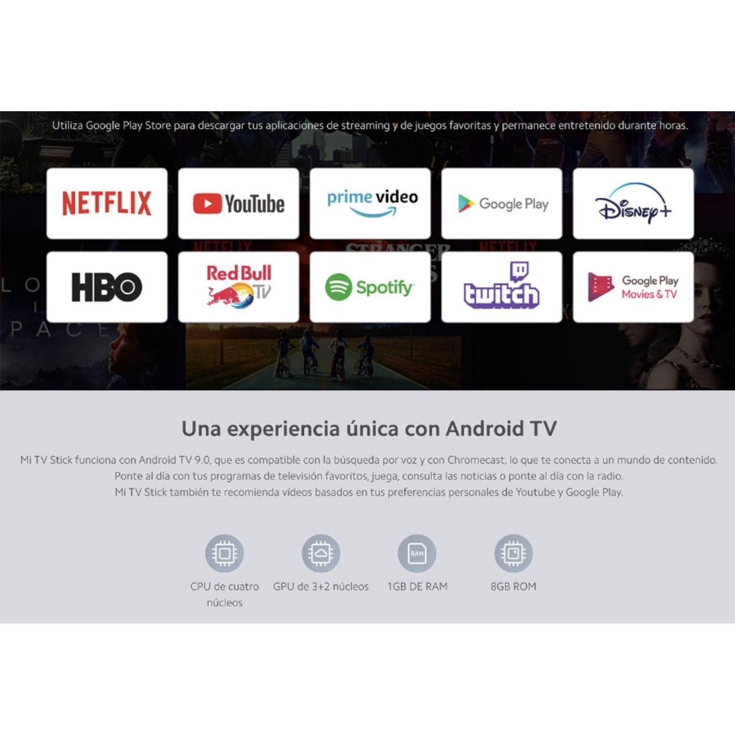 Stick Xiaomi TV Full HD Negro HDMI
