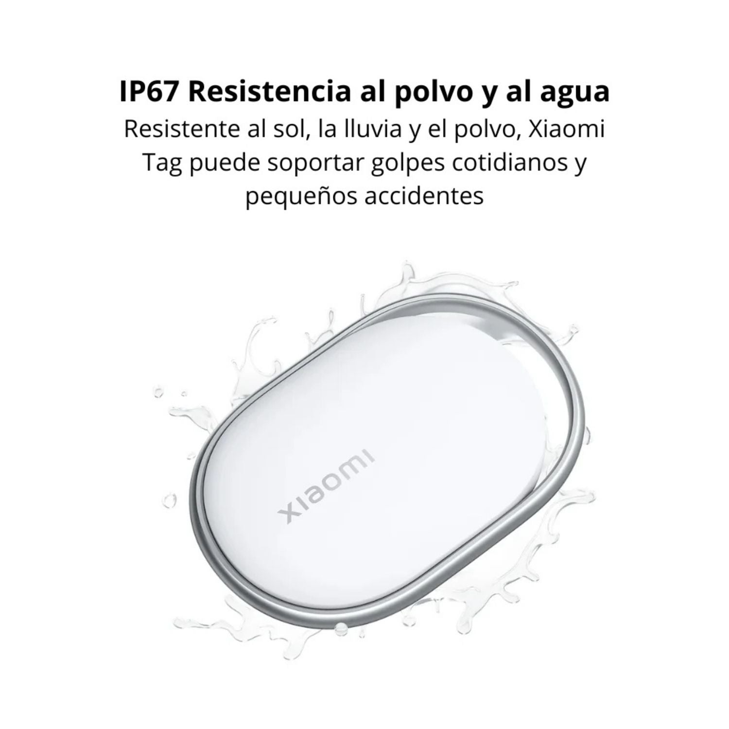 Rastreador Xiaomi Tag Bluetooth 5.4 Apple Find My Google Find Hub IP67 Mas de 1 Año Bateria